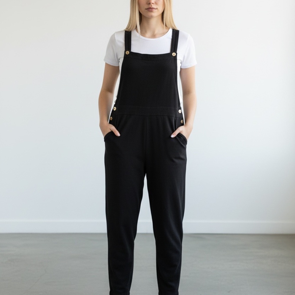 ILLA ILLA Black Knit Jumpsuit